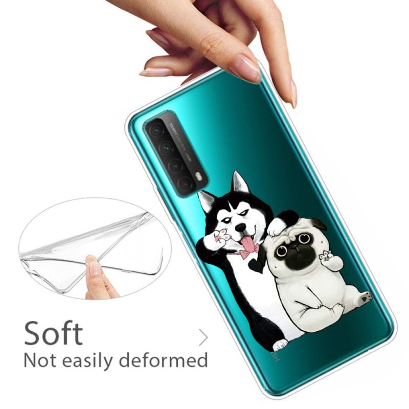 Hülle Huawei P Smart 2021 Lustige Hunde