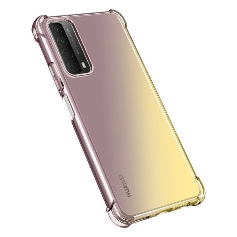 Hülle Huawei P Smart 2021 Magenta Verlaufsfarbe