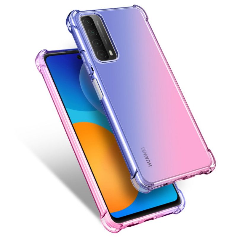 Hülle Huawei P Smart 2021 Magenta Verlaufsfarbe