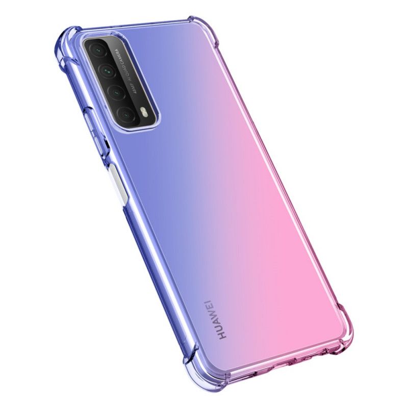 Hülle Huawei P Smart 2021 Magenta Verlaufsfarbe