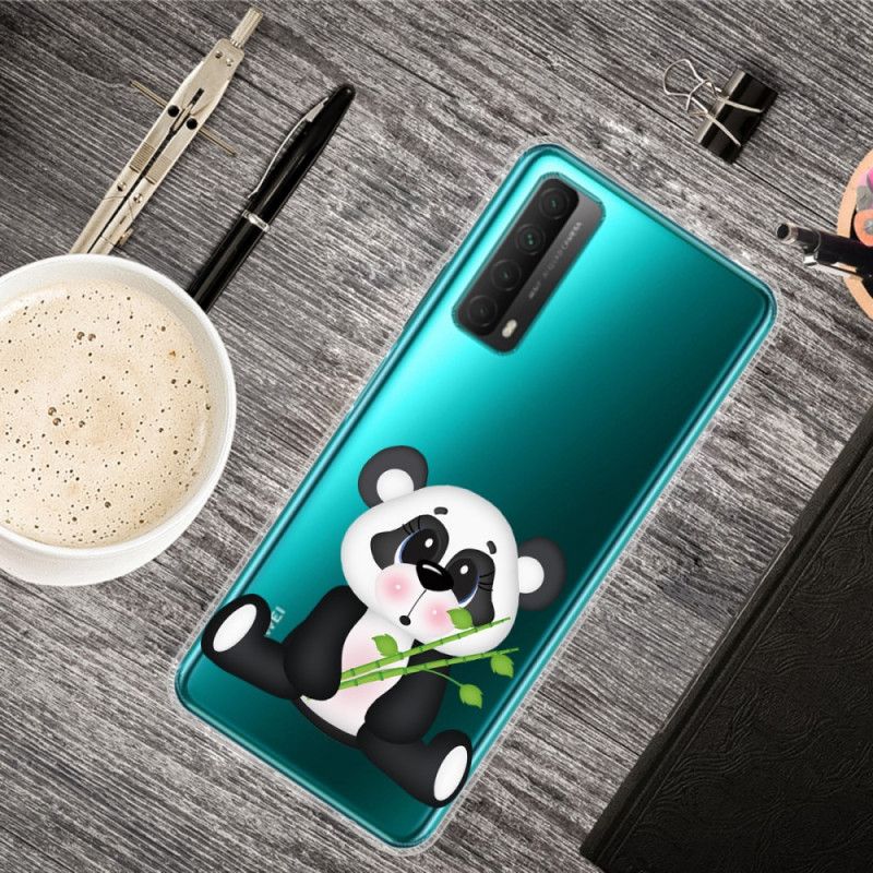 Hülle Huawei P Smart 2021 Transparenter Trauriger Panda