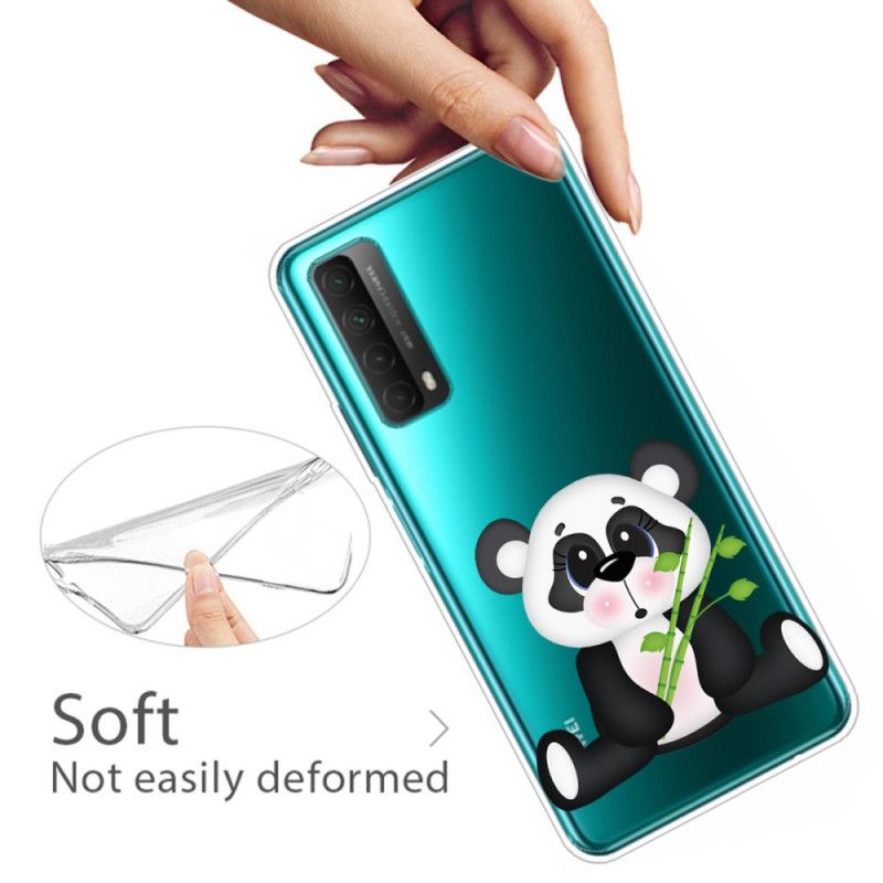 Hülle Huawei P Smart 2021 Transparenter Trauriger Panda