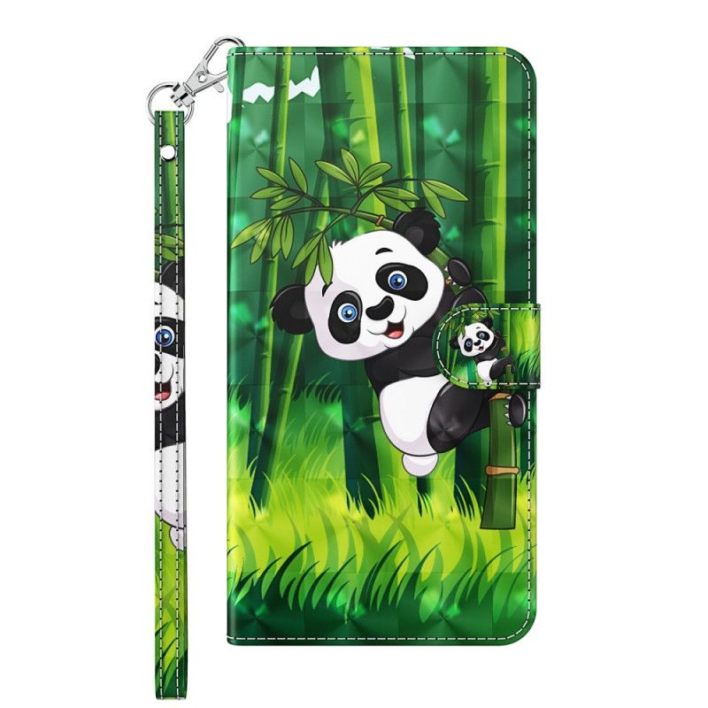 Lederhüllen Huawei P Smart 2021 Panda Und Bambus