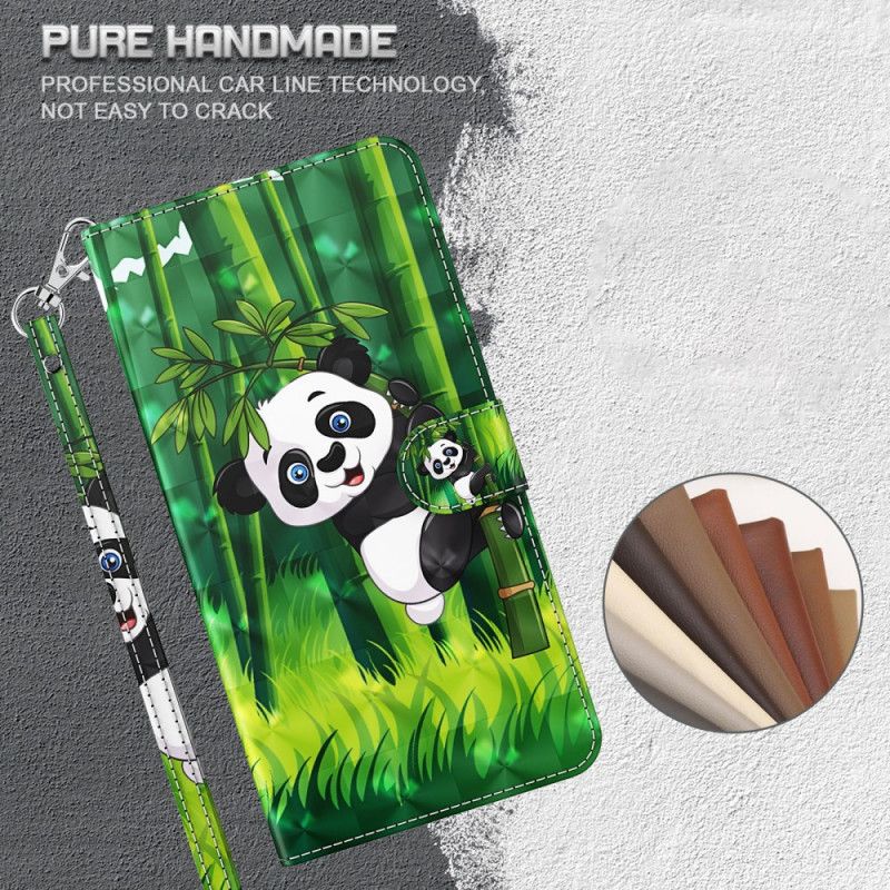 Lederhüllen Huawei P Smart 2021 Panda Und Bambus