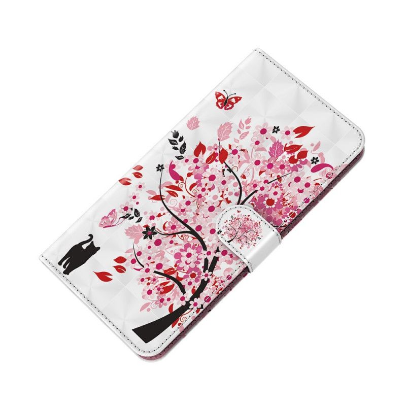 Lederhüllen Huawei P Smart 2021 Rosa Baum