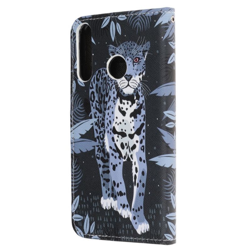 Lederhüllen Huawei Y6p Leopard Mit Tanga