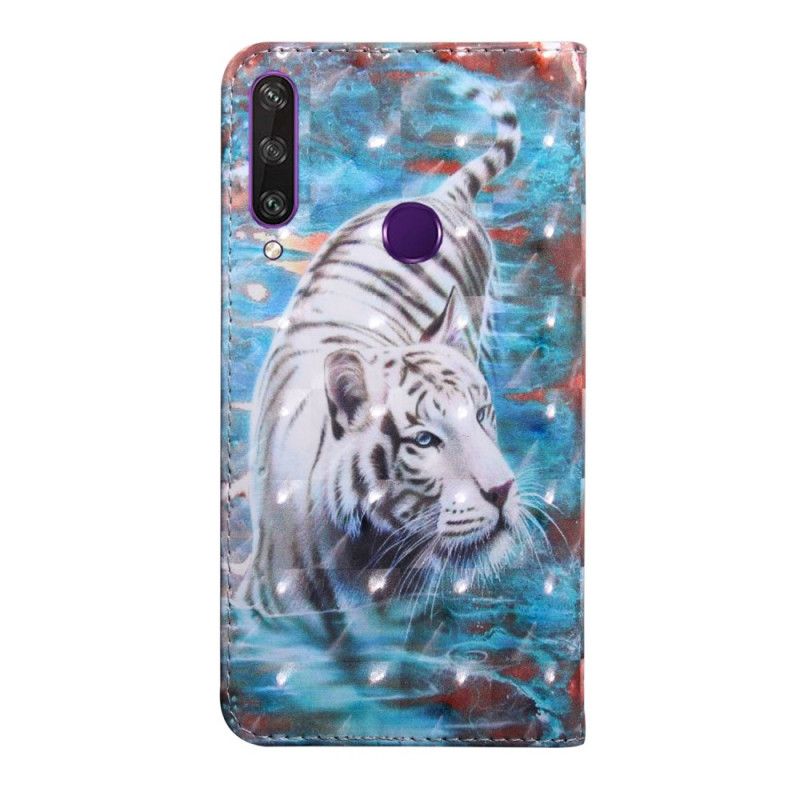 Lederhüllen Huawei Y6p Tiger Im Wasser