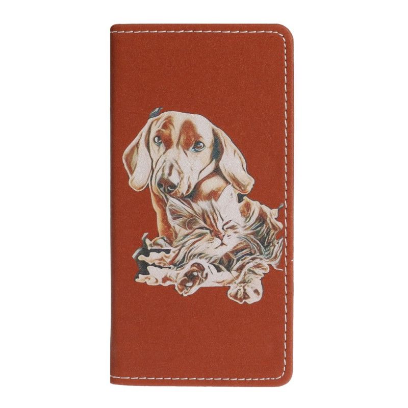 Flip Case Samsung Galaxy Note 20 Hund Und Katze