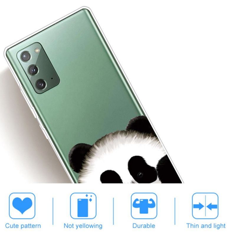 Hülle Samsung Galaxy Note 20 Handyhülle Transparenter Panda