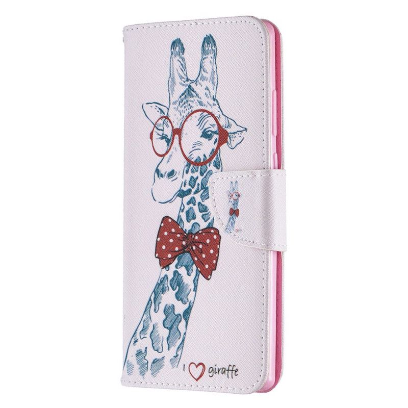 Lederhüllen Für Samsung Galaxy Note 20 Nerd-Giraffe