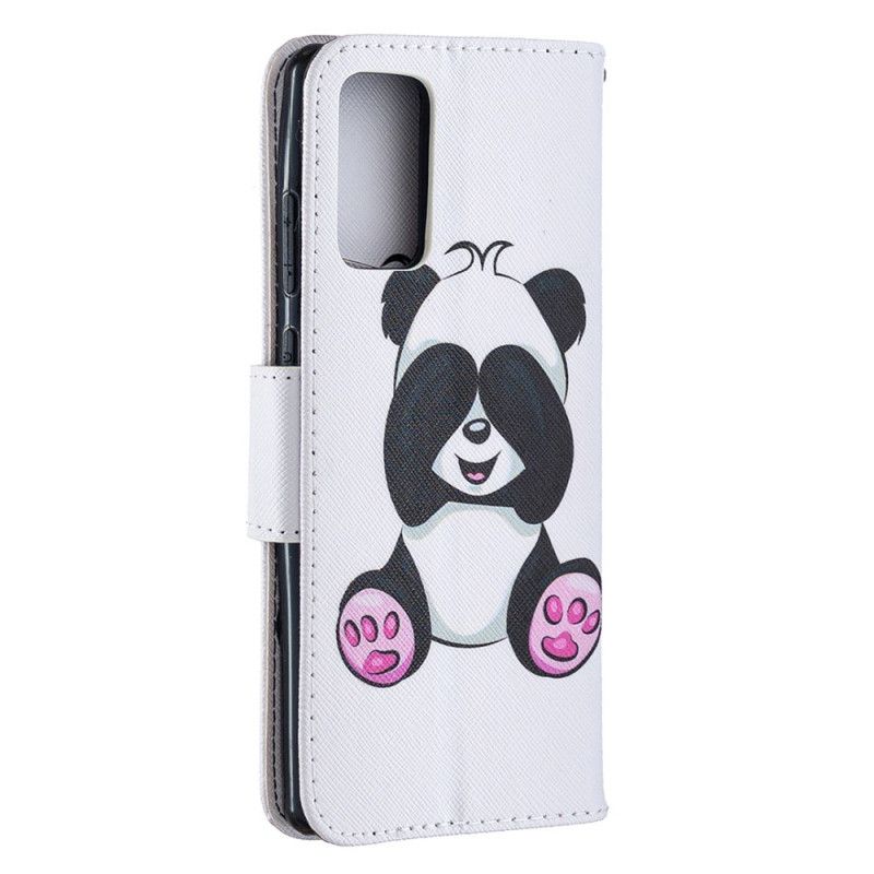 Lederhüllen Samsung Galaxy Note 20 Handyhülle Lustiger Panda