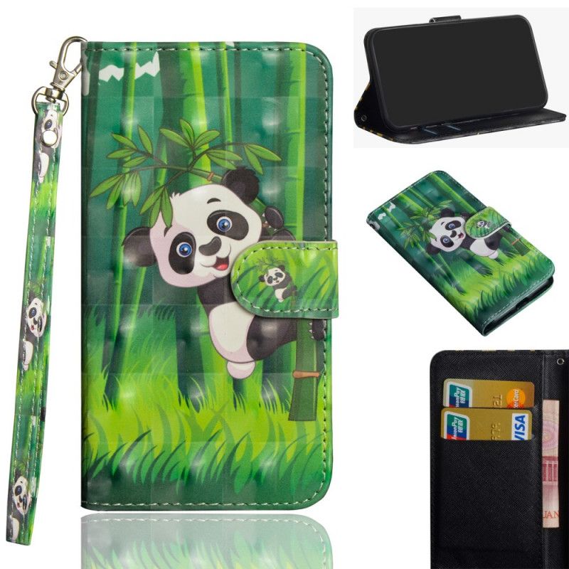 Lederhüllen Samsung Galaxy Note 20 Panda Und Bambus