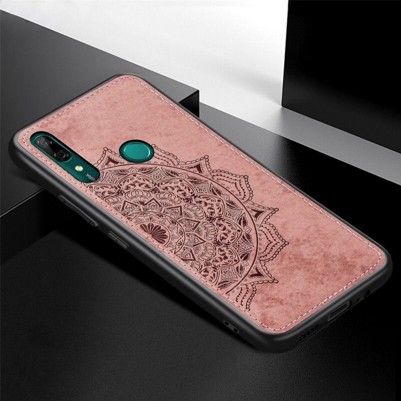 Hülle Für Huawei P Smart Z Pink Stoff- Und Mandala-Textur