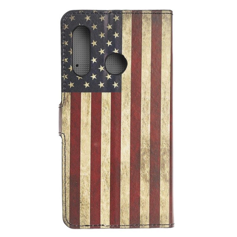 Lederhüllen Huawei P Smart Z Usa-Flagge