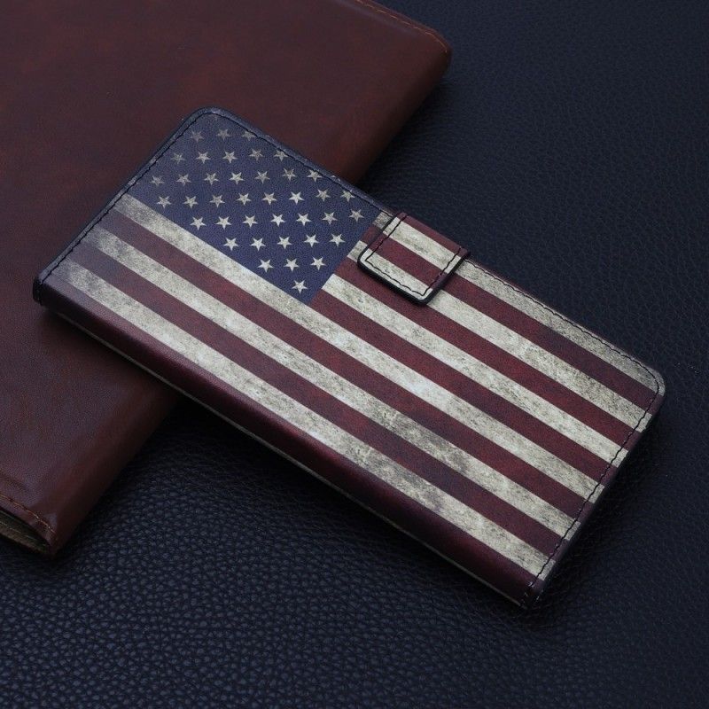 Lederhüllen Huawei P Smart Z Usa-Flagge