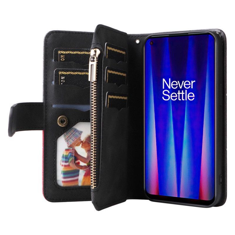 Flip Case Für OnePlus Nord CE 2 5G Brieftasche Multifunktions-geldbörse