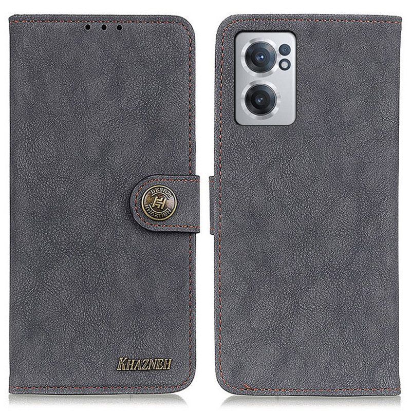 Flip Case Für OnePlus Nord CE 2 5G Retro-kazneh