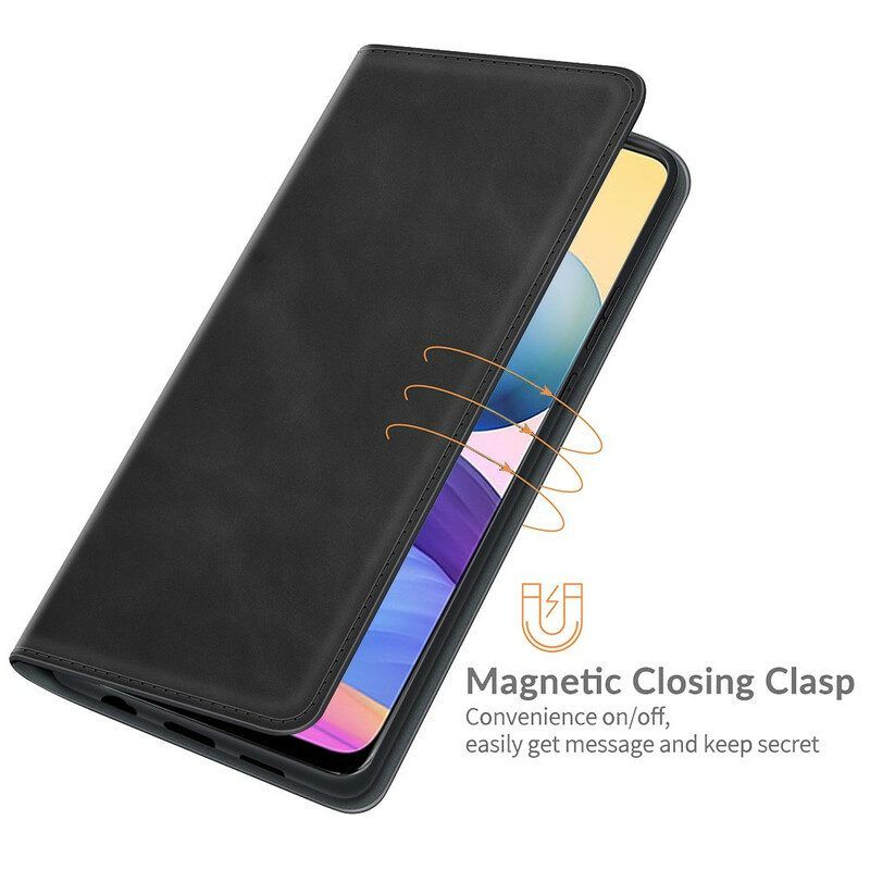 Schutzhülle Für Poco M3 Pro 5G Flip Case Seidiger Touch