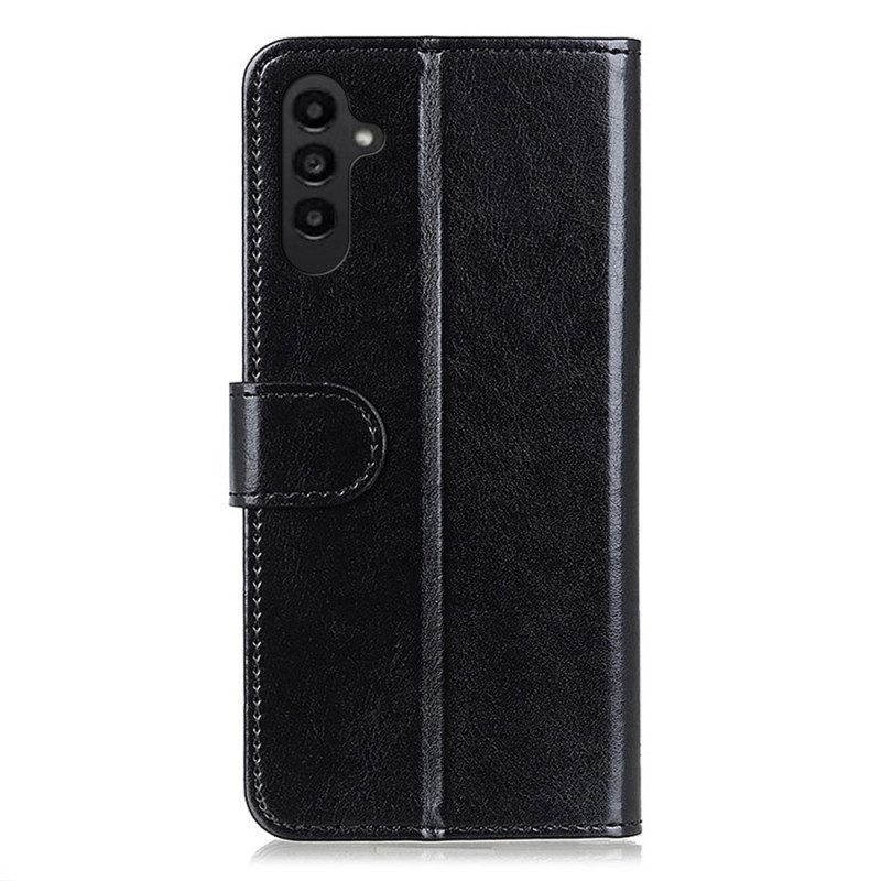 Flip Case Für Samsung Galaxy A14 / A14 5G Kunstleder