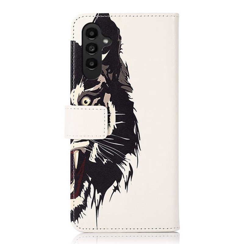 Flip Case Für Samsung Galaxy A14 / A14 5G Wildtiger