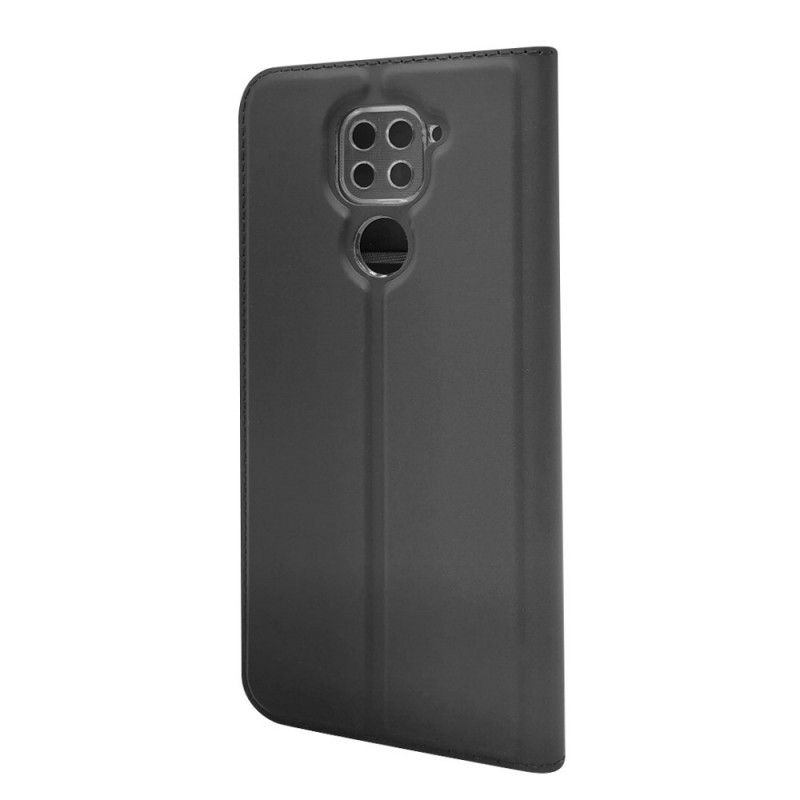 Flip Case Für Xiaomi Redmi Note 9 Schwarz Magnetverschluss