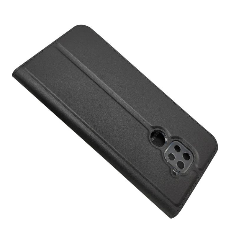 Flip Case Für Xiaomi Redmi Note 9 Schwarz Magnetverschluss