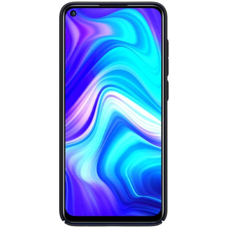 Hülle Für Xiaomi Redmi Note 9 Schwarz Starrer Gefrosteter Nillkin