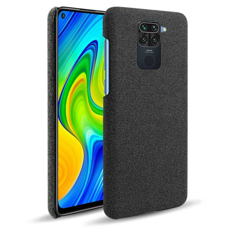 Hülle Für Xiaomi Redmi Note 9 Schwarz Stoffstruktur