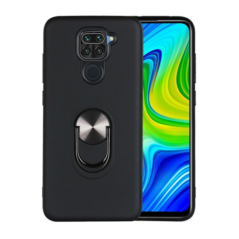 Hülle Xiaomi Redmi Note 9 Schwarz Abnehmbar Mit Stützring