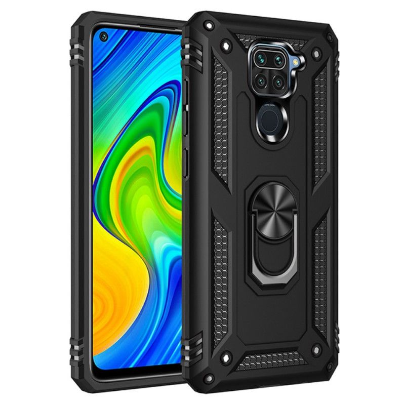 Hülle Xiaomi Redmi Note 9 Schwarz Handyhülle Premium Ring