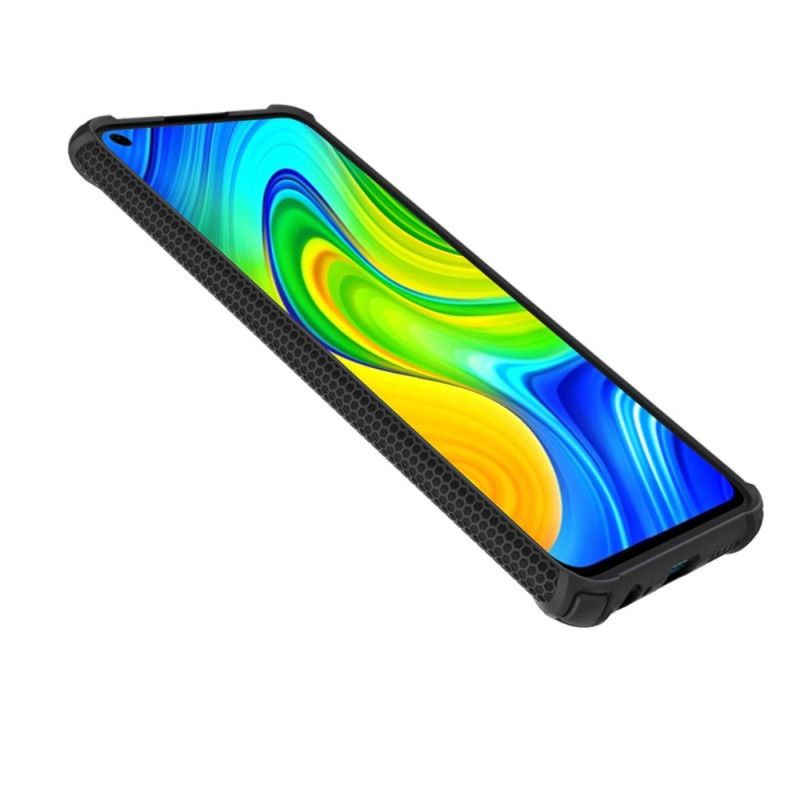 Hülle Xiaomi Redmi Note 9 Schwarz Krieger Mit Ring