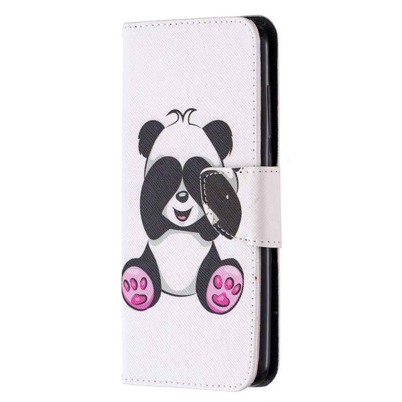 Lederhüllen Xiaomi Redmi Note 9 Lustiger Panda