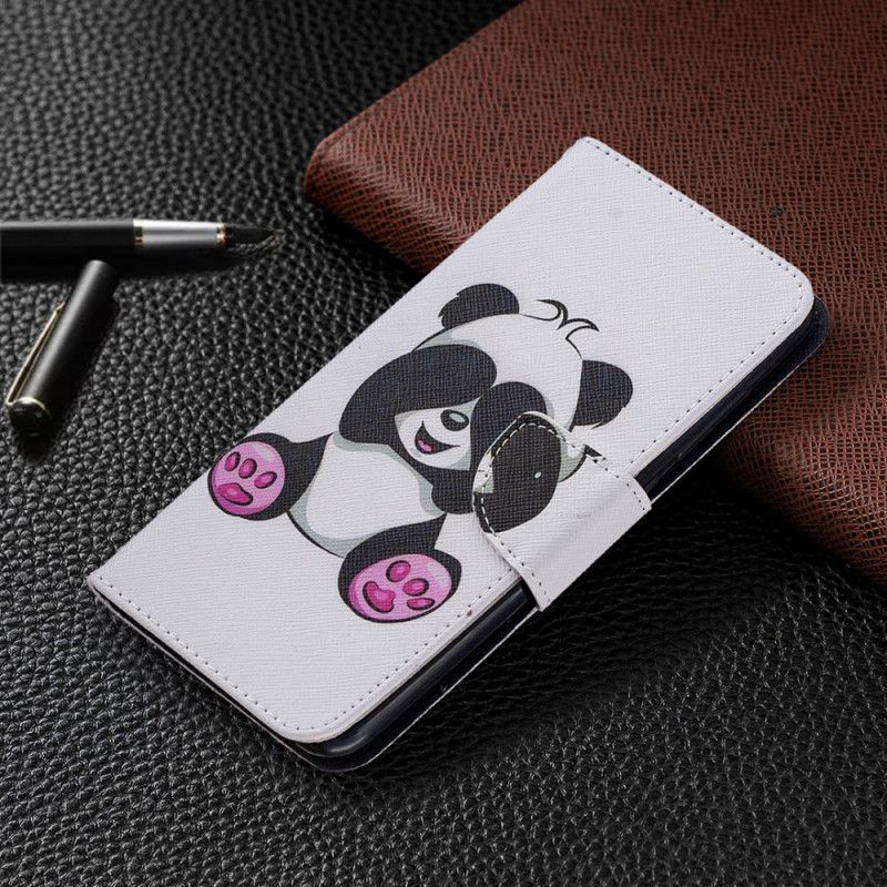 Lederhüllen Xiaomi Redmi Note 9 Lustiger Panda