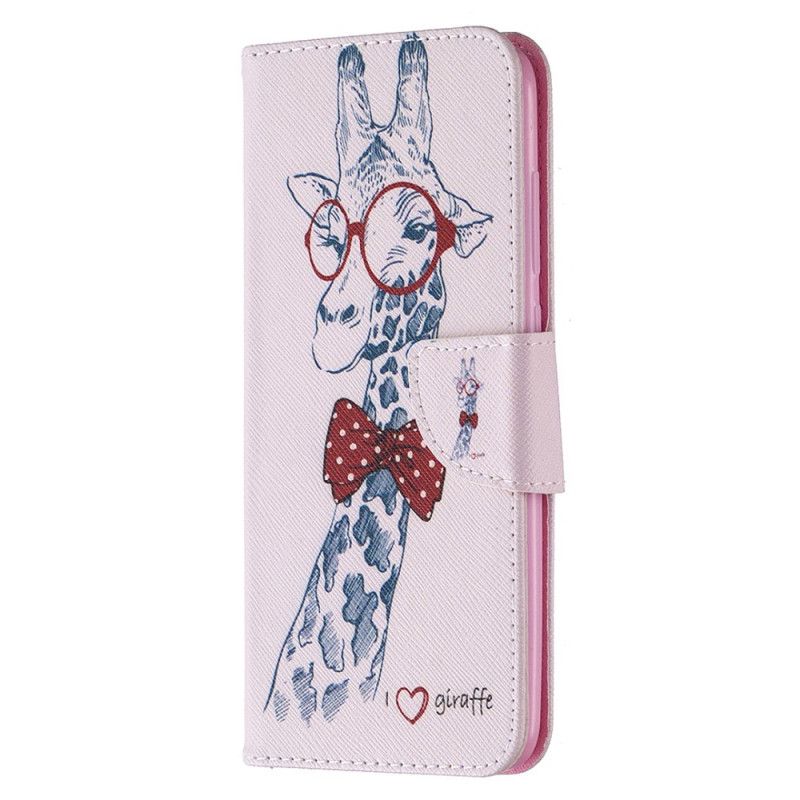 Lederhüllen Xiaomi Redmi Note 9 Nerd-Giraffe