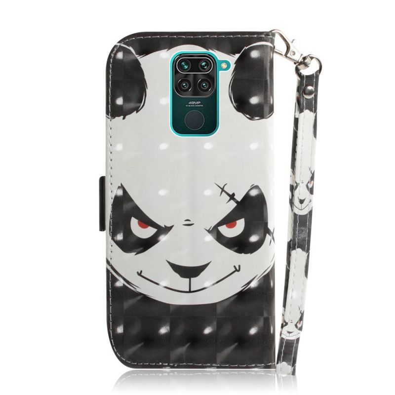 Lederhüllen Xiaomi Redmi Note 9 Wütender Panda Mit Tanga