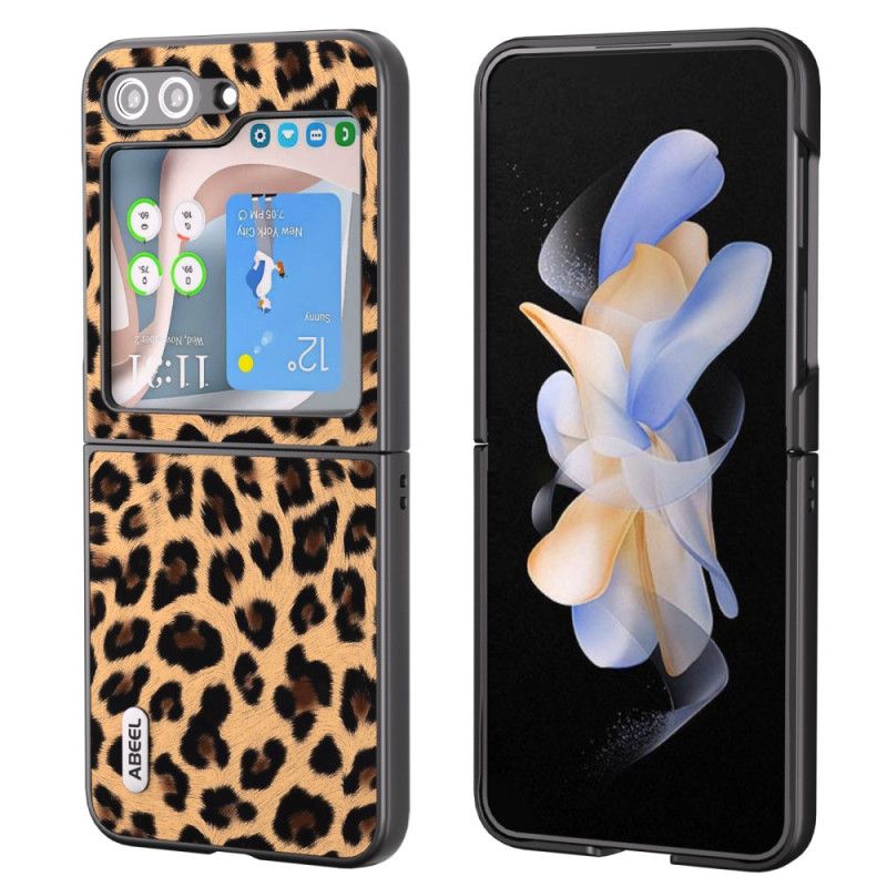 Hülle Samsung Galaxy Z Flip 5 Handyhülle Leopard Abeel