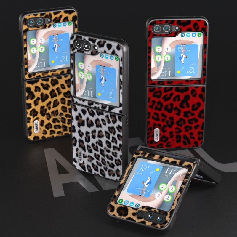 Hülle Samsung Galaxy Z Flip 5 Handyhülle Leopard Abeel