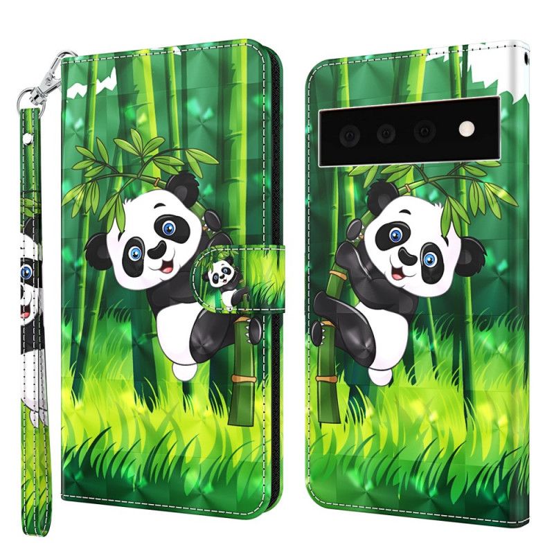 Lederhüllen Google Pixel 6 Pro Panda Und Bambus