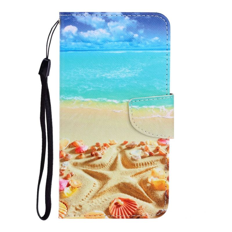 Lederhüllen Für Samsung Galaxy Note 20 Ultra Strap Beach