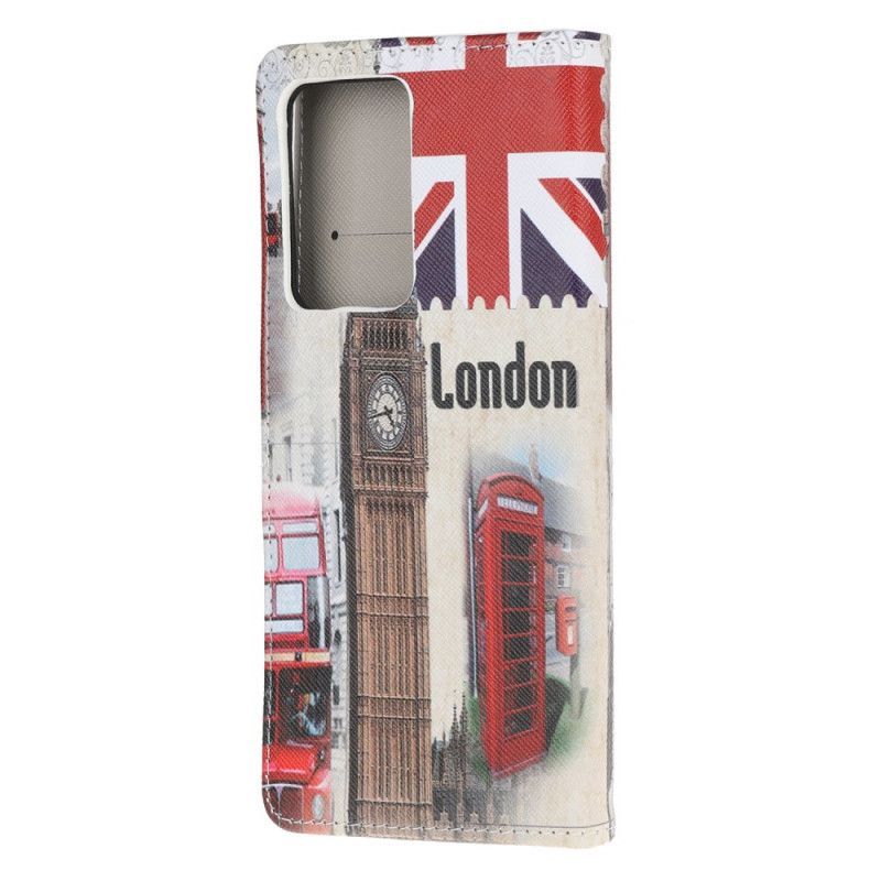 Lederhüllen Samsung Galaxy Note 20 Ultra Londoner Leben