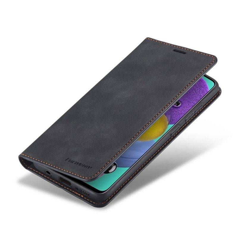 Flip Case Huawei P40 Schwarz Forwenw Ledereffekt