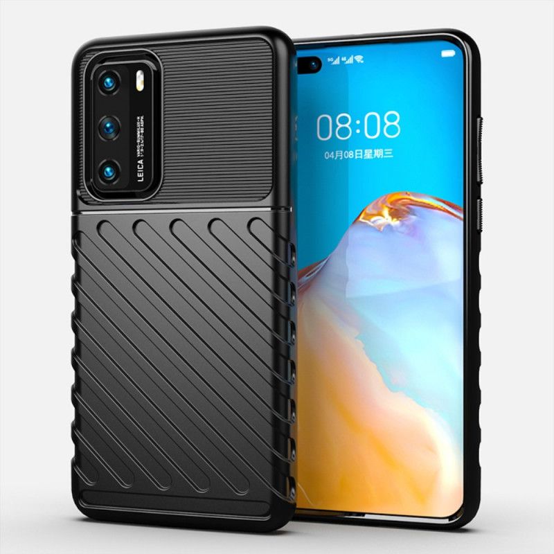 Hülle Huawei P40 Schwarz Donnerserie