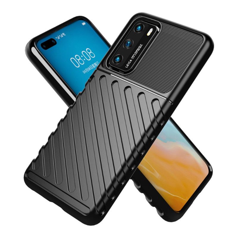 Hülle Huawei P40 Schwarz Donnerserie