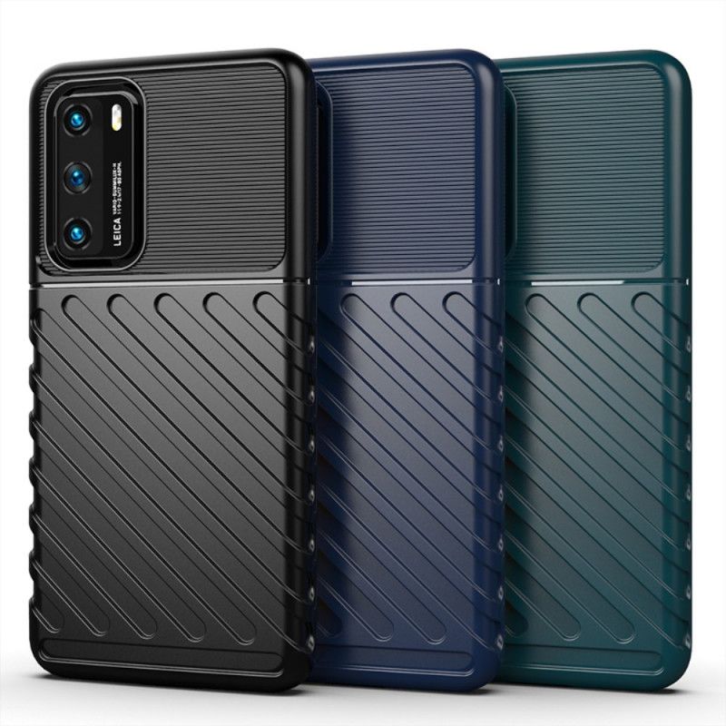 Hülle Huawei P40 Schwarz Donnerserie