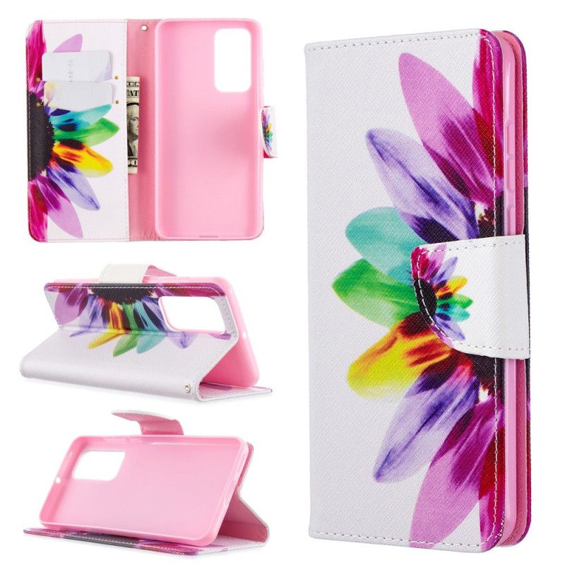 Lederhüllen Für Huawei P40 Aquarellblume