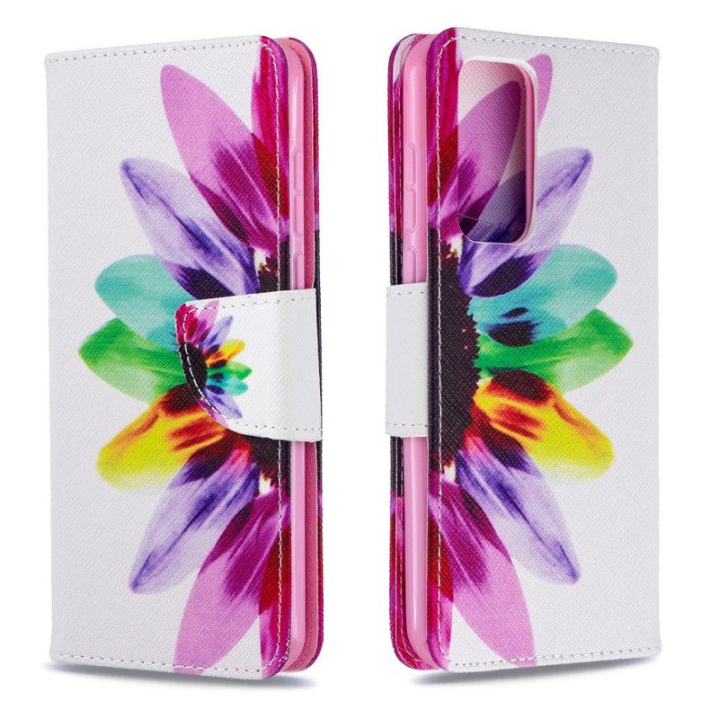 Lederhüllen Für Huawei P40 Aquarellblume