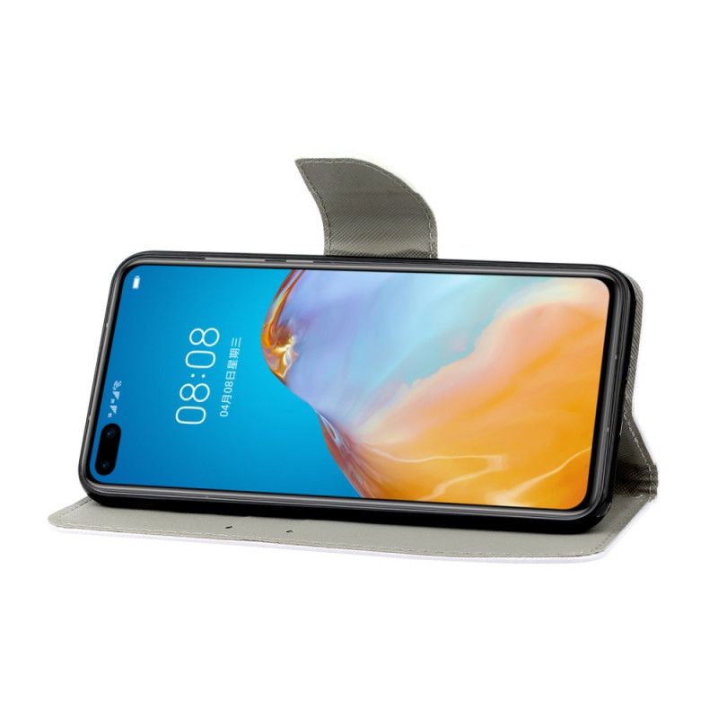 Lederhüllen Huawei P40 Nie Aufhören. Marine Mit Tanga Zu Träumen