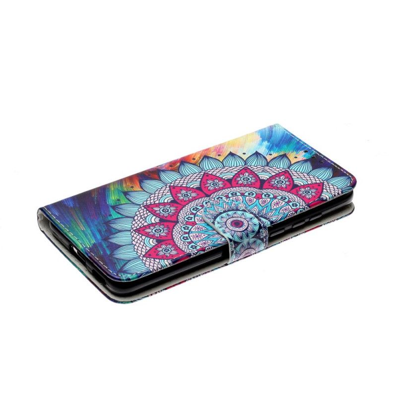 Lederhüllen Huawei P40 Ultra Buntes Mandala