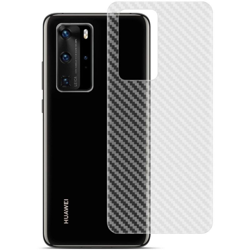 Rückfilm Im Huawei P40 Carbon-Imak-Stil