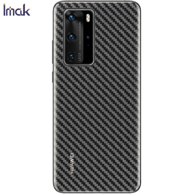 Rückfilm Im Huawei P40 Carbon-Imak-Stil